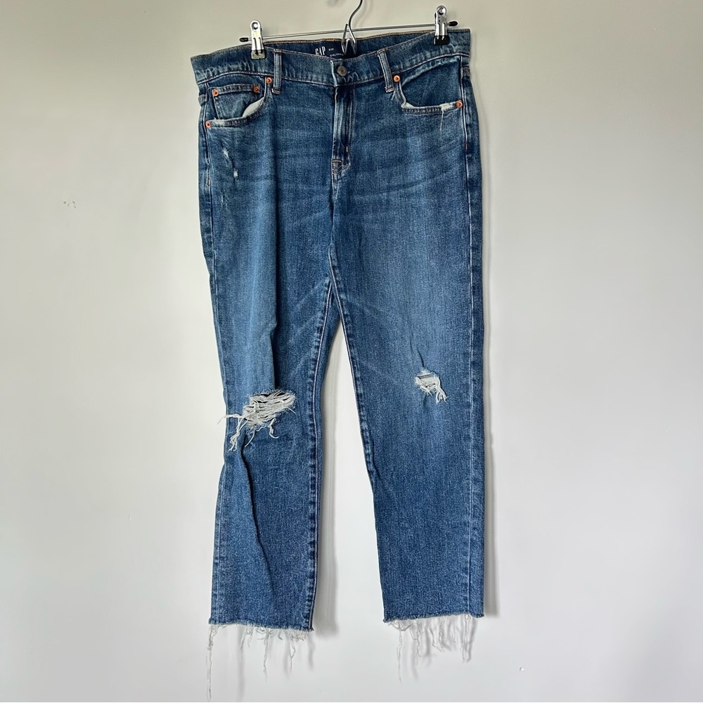 GAP Women's Straight Leg Jeans in Blue